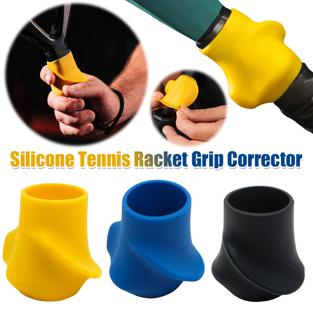 Silicone Tennis Racket Grip Co - Badminton Rebound Trainer ulasan dan harga