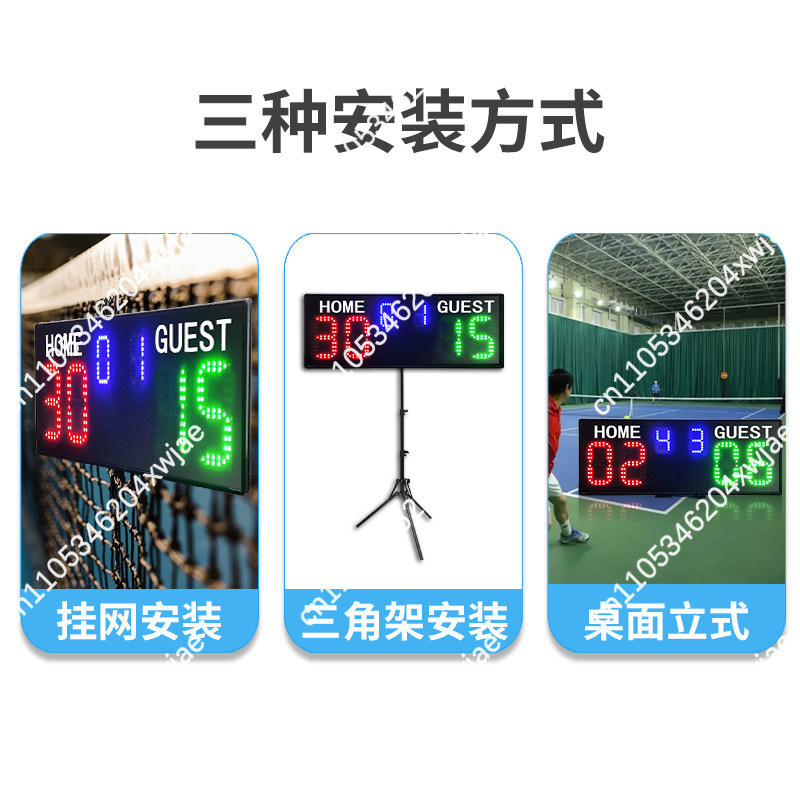 LED Electronic Scoreboard Port - Badminton Score ulasan dan harga