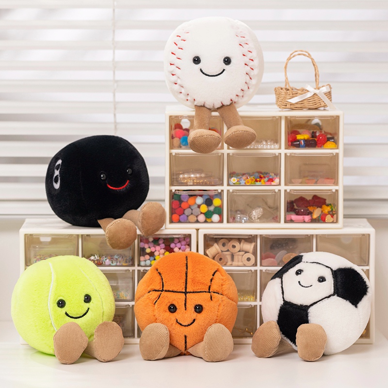 10cm Cute Basketball Football  - Badminton Tv ulasan dan harga