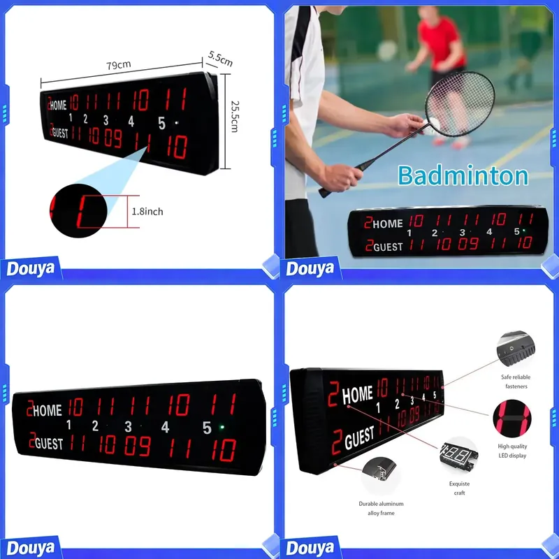 YIZHI 5 Innings Score Record D - Badminton Score ulasan dan harga