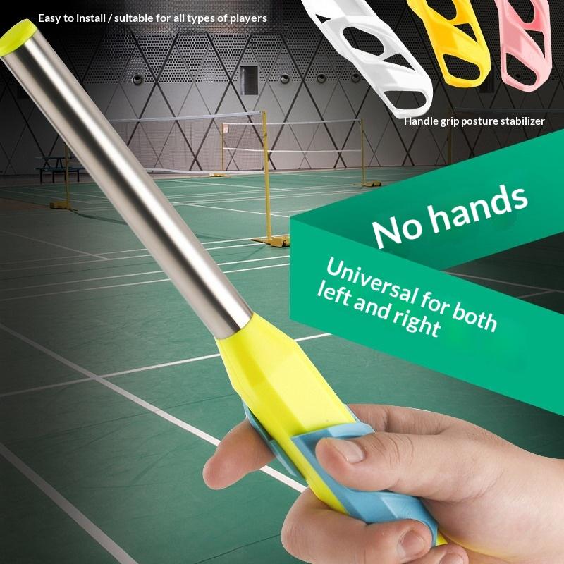 1pc Badminton Training Aid Gri - Badminton Forehand Backhand ulasan dan harga