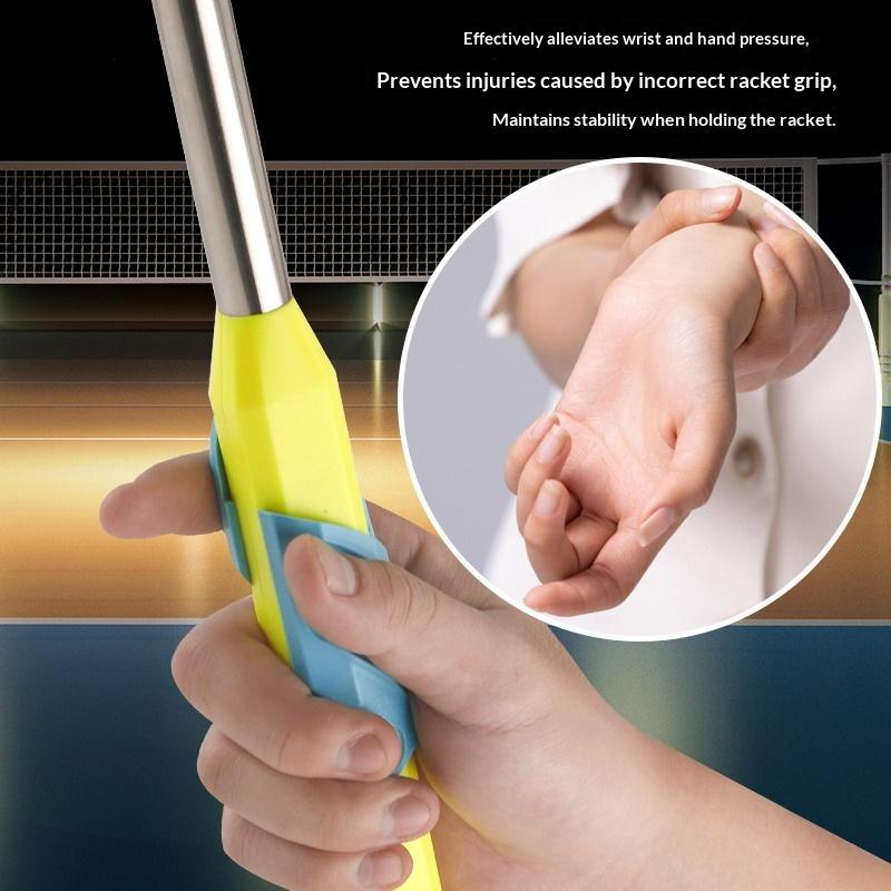 1pc Badminton Training Aid Gri - Badminton Forehand Backhand ulasan dan harga
