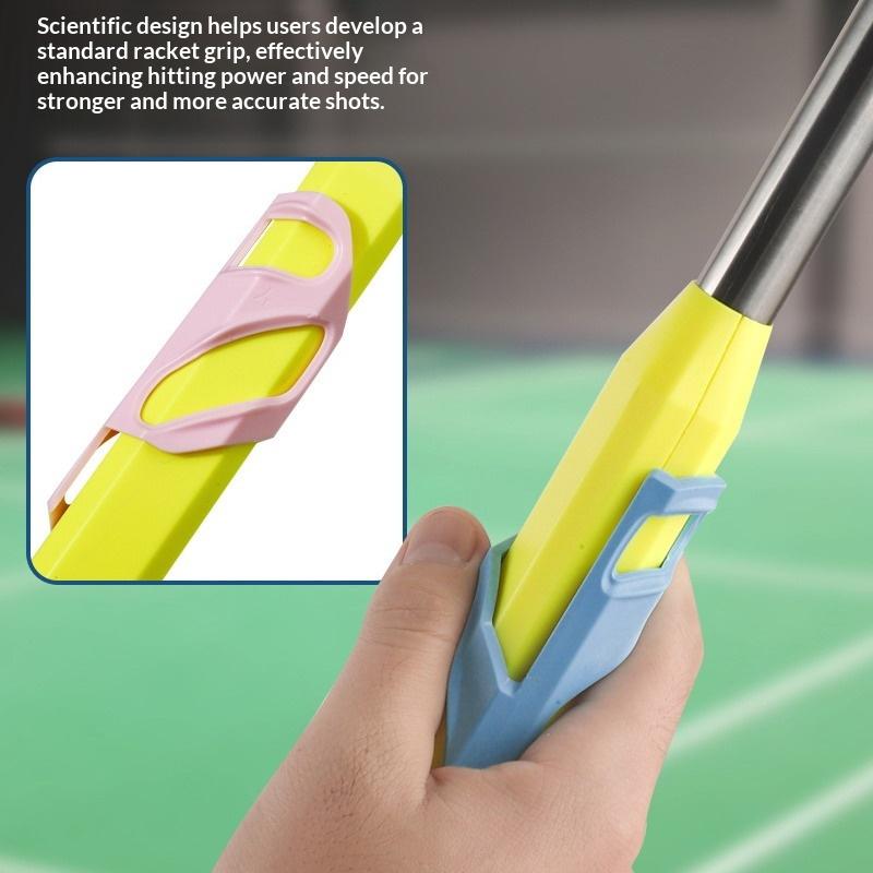1pc Badminton Training Aid Gri - Badminton Forehand Backhand ulasan dan harga