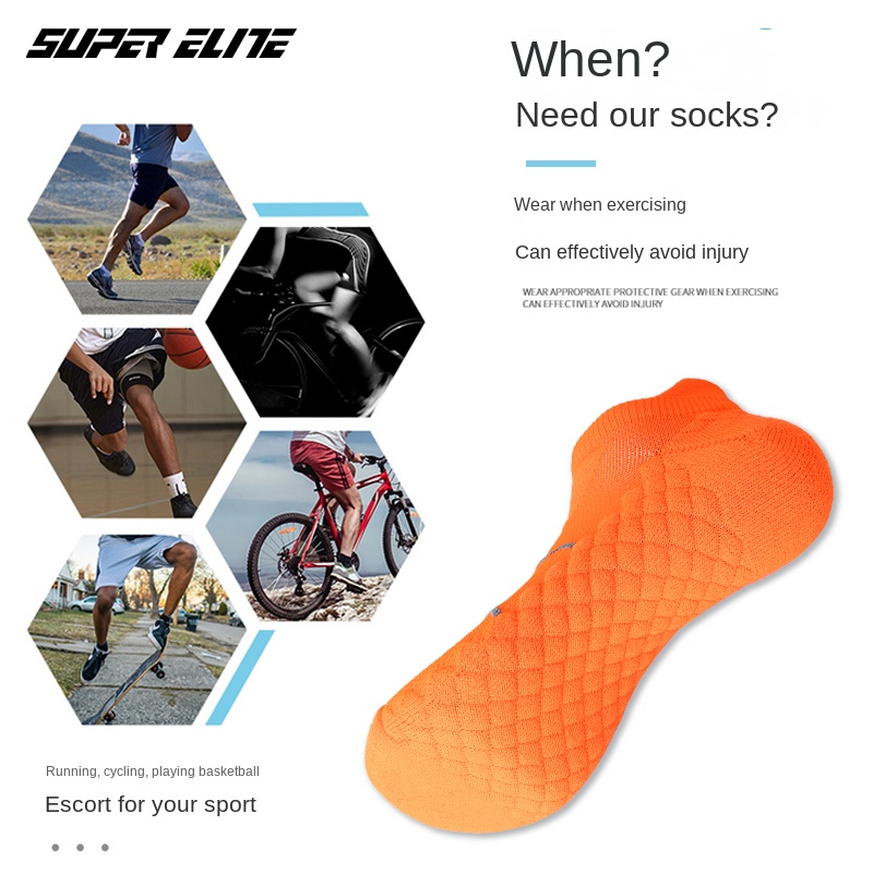 Men's Sports Socks, Badminton  - Ankle Support Badminton ulasan dan harga