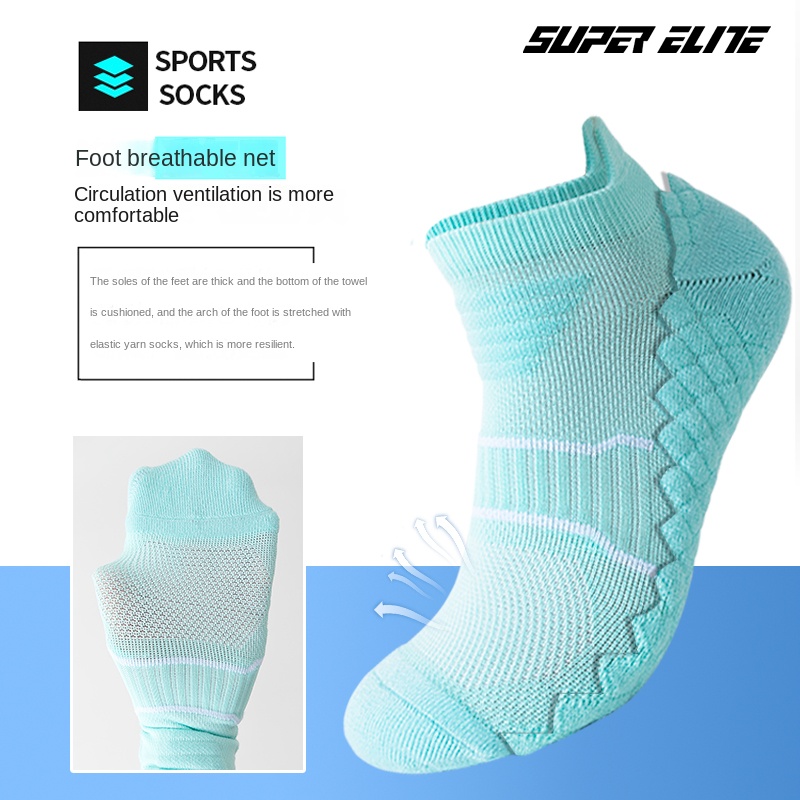 Men's Sports Socks, Badminton  - Ankle Support Badminton ulasan dan harga