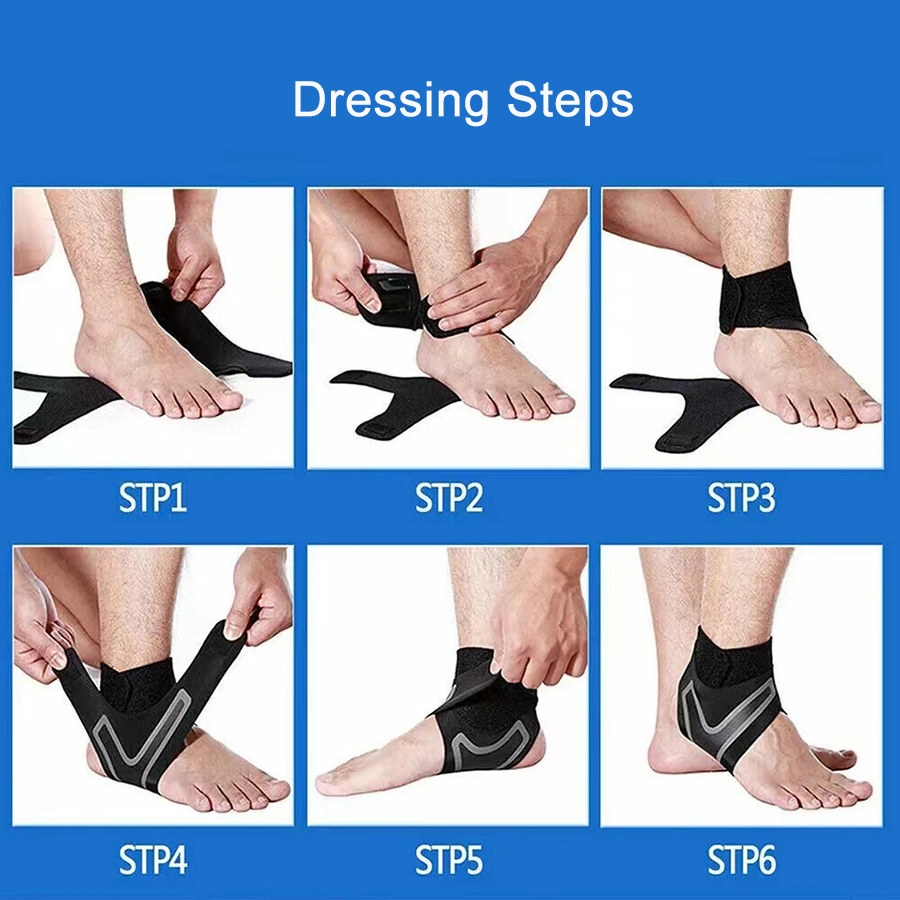 1 Pc Ankle Brace Support Compr - Ankle Support Badminton ulasan dan harga