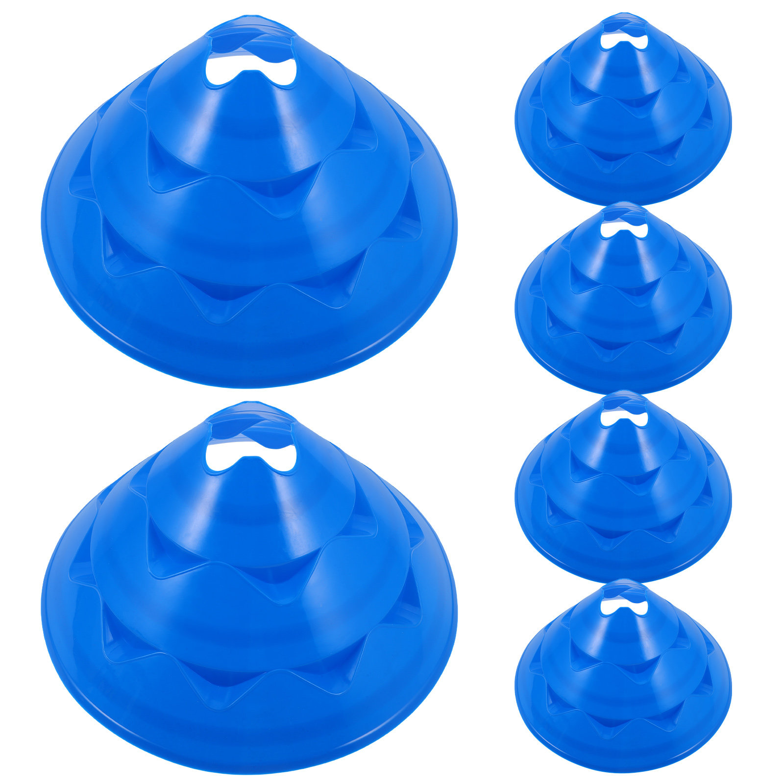 6Pcs Multi Sport Training Cone - Court Marker Cone ulasan dan harga