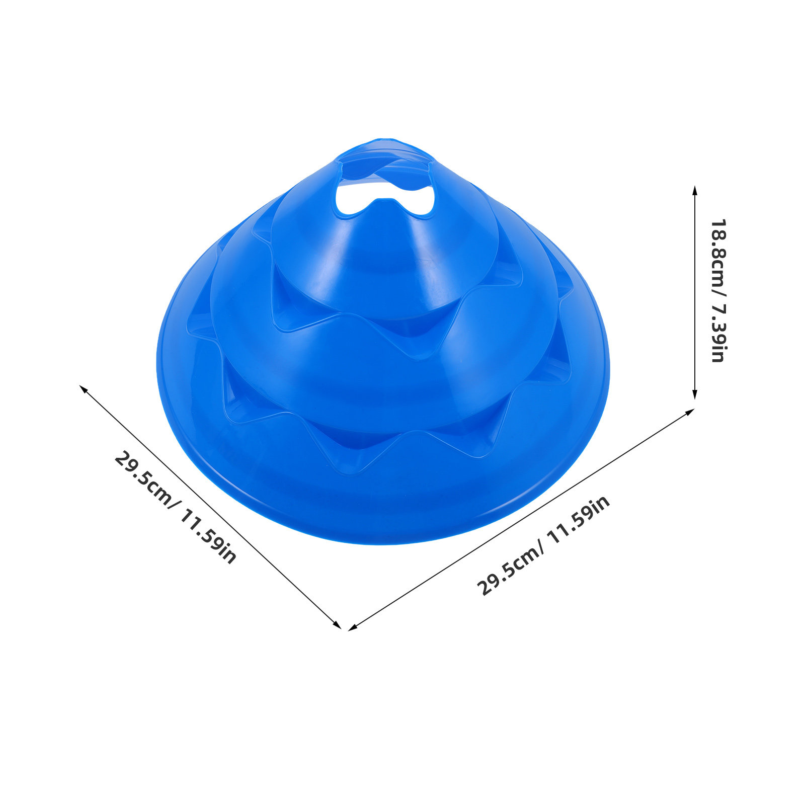 6Pcs Multi Sport Training Cone - Court Marker Cone ulasan dan harga